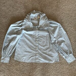 Levi’s Blue Plaid Button Up